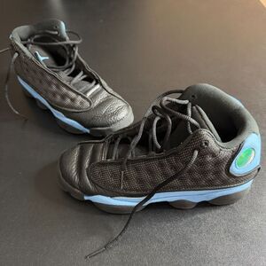 Youth Nike‎ Air Jordan 13 Retro Black University Blue Size 5Y 884129 041